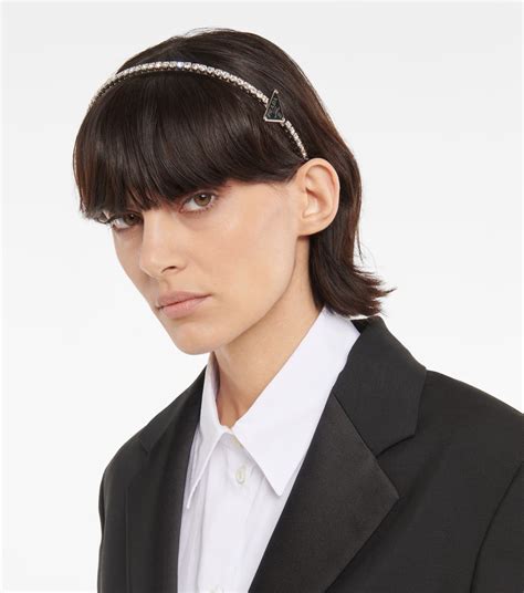 serre tête prada|Accessoires cheveux Prada pour femme .